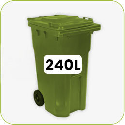 Contenedor de 2 ruedas de 240L 3